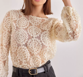 Choklate Paris Rosette Blouse